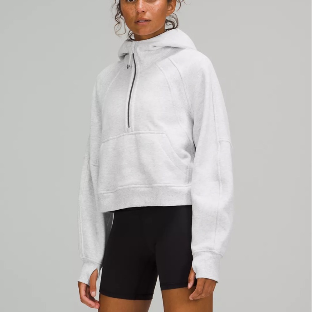 Lululemon Scuba Oversized Half-Zip Hoodie - Grey